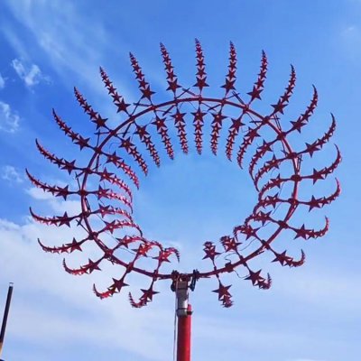 城市景观不锈钢金属大型风华景观雕塑 景观雕塑假山荷花前景平台