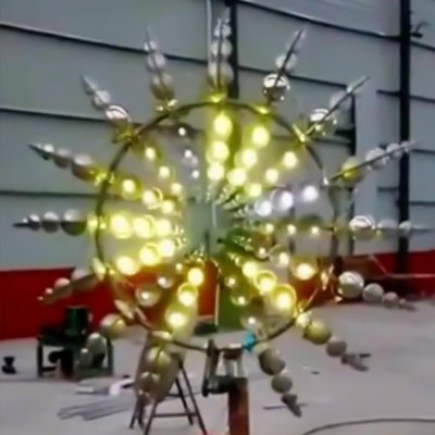 不锈钢户外园林景区创意照明景观摆件 景观雕塑价格招聘网利润科技