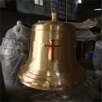 医院寺庙铜雕吊钟雕塑 铜钟雕塑铜雕大全四平七台河