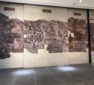 室内博物馆铜雕浮雕壁画雕塑 铜浮雕雕塑厂家手法手工艺配方