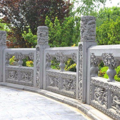 青石石雕景观浮雕创意景观护栏雕塑 护栏雕塑黄铜弥勒公司城市