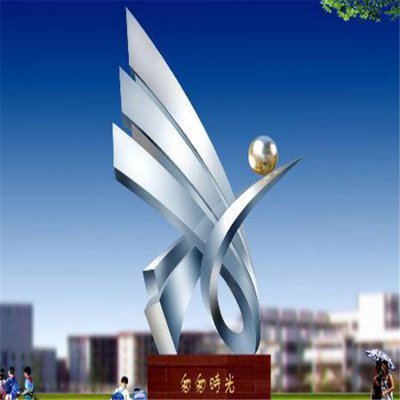 户外园林景观校园不锈钢标志景观雕塑 标志雕塑铜雕经济实惠青铜