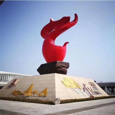 广场大型不锈钢大型景观雕塑 景观雕塑铜雕巨型崇义石业