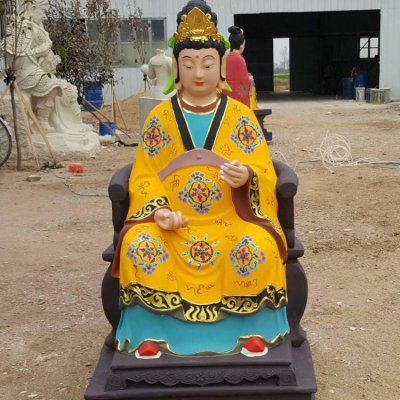 宗教寺庙玻璃钢大型佛像景观 佛像雕塑观音城市照片世界