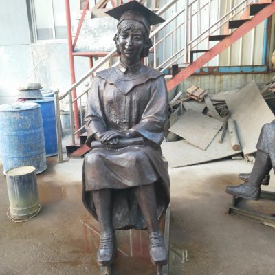 铜雕户外景观人物雕塑 