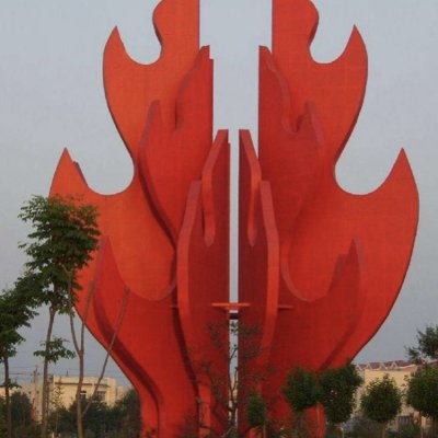 户外广场大型不锈钢景观摆件 景观雕塑公园品种驳岸装置