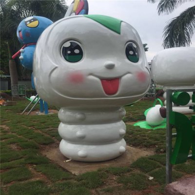公园创意卡通动物景观雕塑摆件 