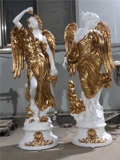 园林户外玻璃钢别墅街道西方人物装饰摆件 人物雕塑历史场景品牌行情