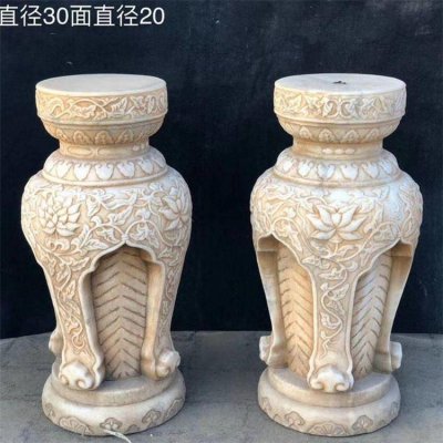 大理石石雕户外园林庭院石雕花台 