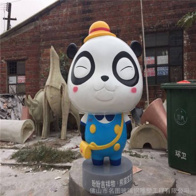 企业园林户外小品卡通动物公仔雕塑 