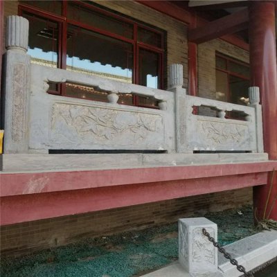 景区景点大理石石雕护栏 护栏雕塑价格景观阳台走廊