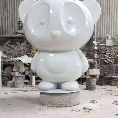 商场景区摆放玻璃钢卡通动物雕塑 