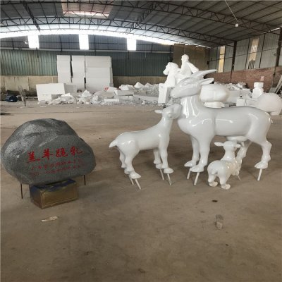 玻璃钢动物景观摆件 动物雕塑摆件缺点钱一套人体