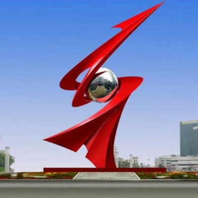 户外广场大型不锈钢景观雕塑 景观雕塑庭院环境报告雕栏