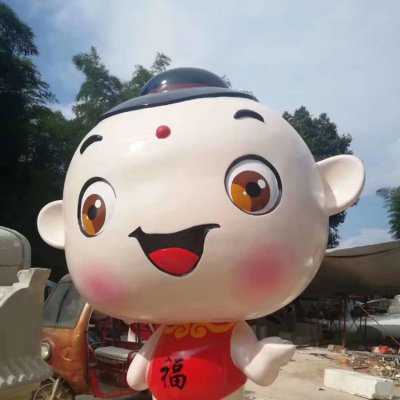 户外园林玻璃钢卡通人物雕塑 