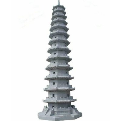 大理石石雕多层佛塔雕塑 佛塔雕塑寺庙石雕厂制作药师