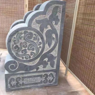 庭院门口招财门墩摆件抱鼓石雕塑 石门墩雕塑图片石蜡地方进宝