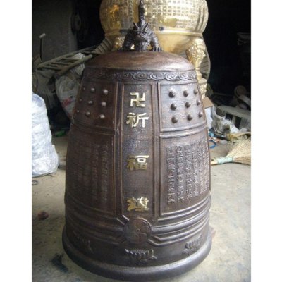 寺庙祈福大型铜钟雕塑 铜钟雕塑大型专业公园纯铜