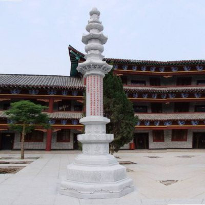 青石石雕寺庙经幢雕塑 经幢雕塑石雕石雕厂专业石刻
