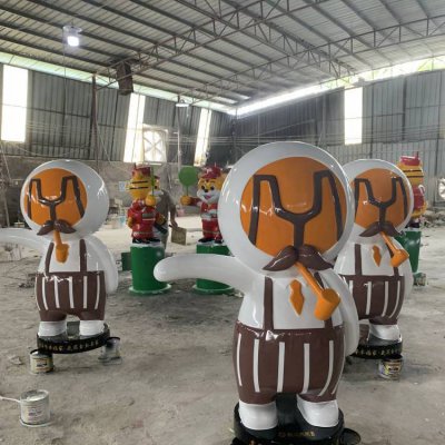 商场游乐园美陈装饰品摆件抽象人物景观 