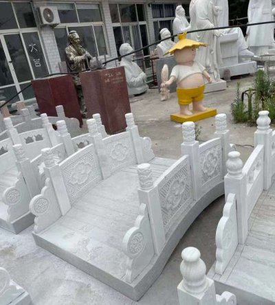 石拱桥庭院别墅园林公园户外流水小桥景观园林摆件 