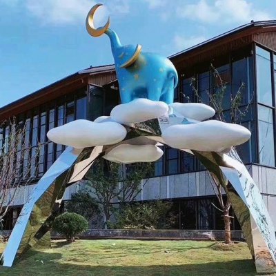 商场园林景观创意拱门雕塑摆件 拱门雕塑过程壁画爱心汉白玉