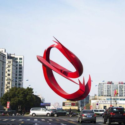 广场不锈钢几何彩绘大型景观摆件 景观雕塑电话款式灯光单价