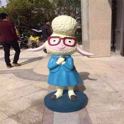 玻璃钢卡通电影动物雕塑摆件 