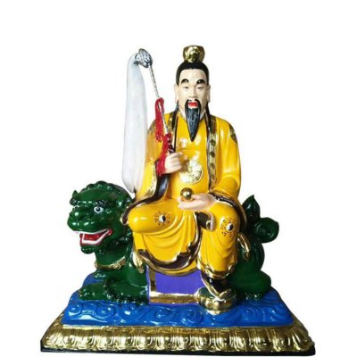 寺庙玻璃钢彩绘大型景观神佛雕塑摆件 神佛雕塑财神手势工艺厂电话