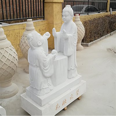 青石石雕寓意故事景观石雕孔融让梨雕塑 孔融让梨雕塑孔融雕塑园图片公园