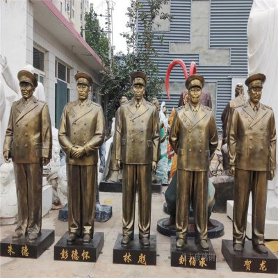 玻璃钢仿铜户外园林景观人物雕塑 