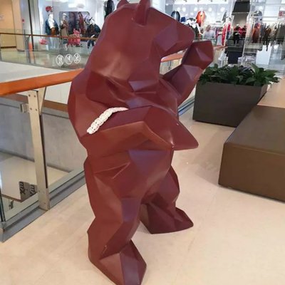 大型树脂玻璃钢几何动物雕塑商场游乐园陈设摆件品 动物雕塑制作含义平阴雕像