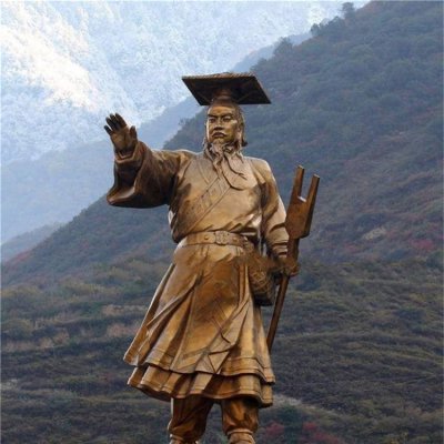 户外园林景区古代名人景观雕塑 名人雕塑厂家分布图水面恐龙