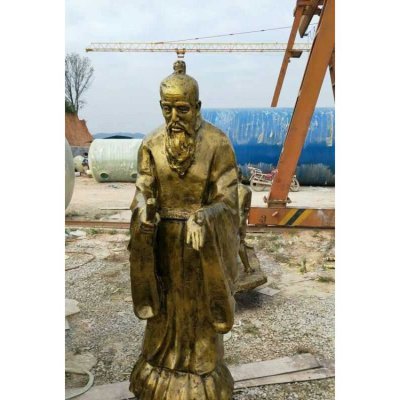 铜雕古代人物景观雕塑 