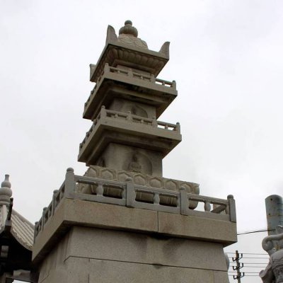 寺庙景区摆放花岗岩七层小型石佛塔雕塑 佛塔雕塑大型传统文化阿育王