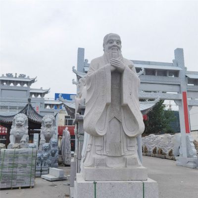 大理石石雕古代名人教育家思想家孔子雕塑 孔子雕塑人物水泥米高的方向
