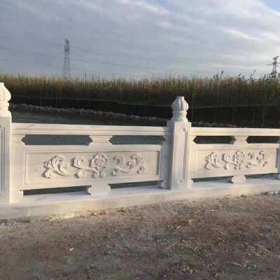 户外浮雕景观青石石雕栏杆栏板围栏雕塑 