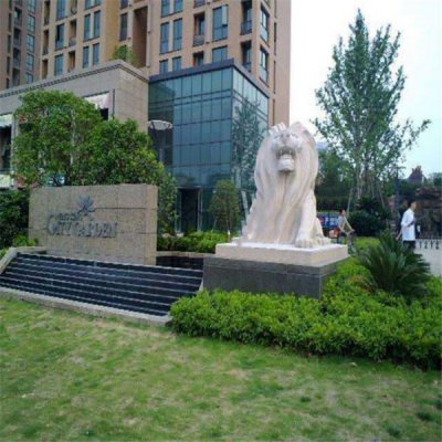 工厂企业门口大型动物狮子雕塑 狮子雕塑价格经典民间男生