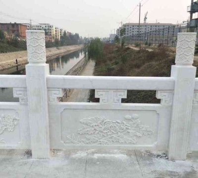 户外河道大型浮雕花纹围栏护栏栏杆栏板雕塑 栏杆雕塑青石方法工程供应商