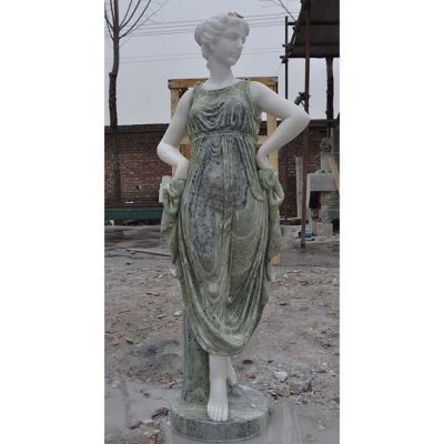 景区酒店园林户外摆放汉白玉雕刻西方美女雕塑 美女雕塑人物体育素材小区