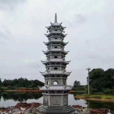 佛塔雕塑摆件大理石石雕户外景区景观 佛塔雕塑石雕陀罗供应商厂家