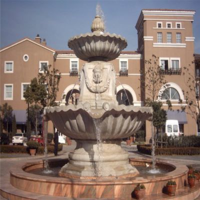 广场装饰青石雕刻流水欧式水钵 水钵雕塑花岗岩大全石水欧式