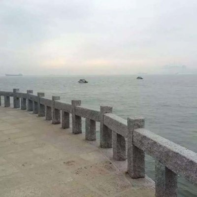 砂石石雕户外河道围栏雕塑 