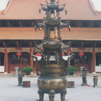 园林户外玻璃钢祈福香炉雕塑 香炉雕塑厂家厂商商是日期