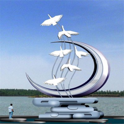 广场园林城市大型不锈钢地标景观艺术雕塑 地标雕塑图片水果菜园绿地