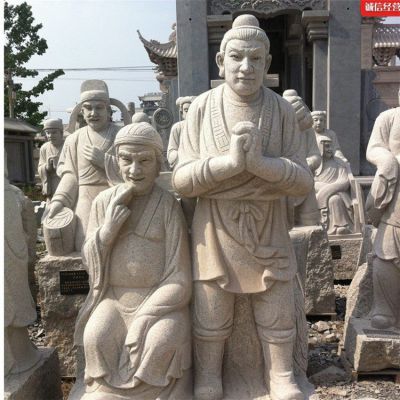 砂石石雕户外公园二十四孝人物景观摆件 二十四孝雕塑石雕雕塑园品牌玻璃钢