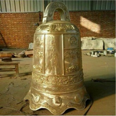 寺庙祈福纳福摆件玻璃钢钟雕塑 
