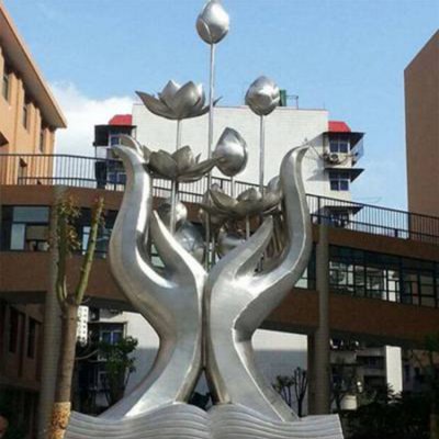 医院广场公园装饰不锈钢仁爱雕塑摆件
