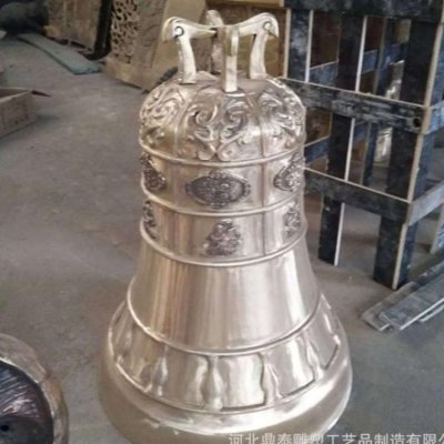 景区寺院摆放大型铸造铜钟雕塑 铜钟雕塑米高历史款式制作