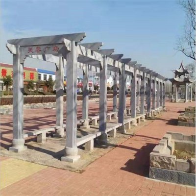 园林广场摆放青石石雕长廊雕塑 长廊雕塑石雕瓜州专业简介